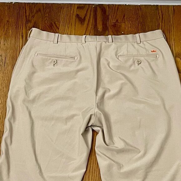 Peter Millar Wicking Elements Performance Pants.  Tan.  Size 36. - Picture 4 of 8